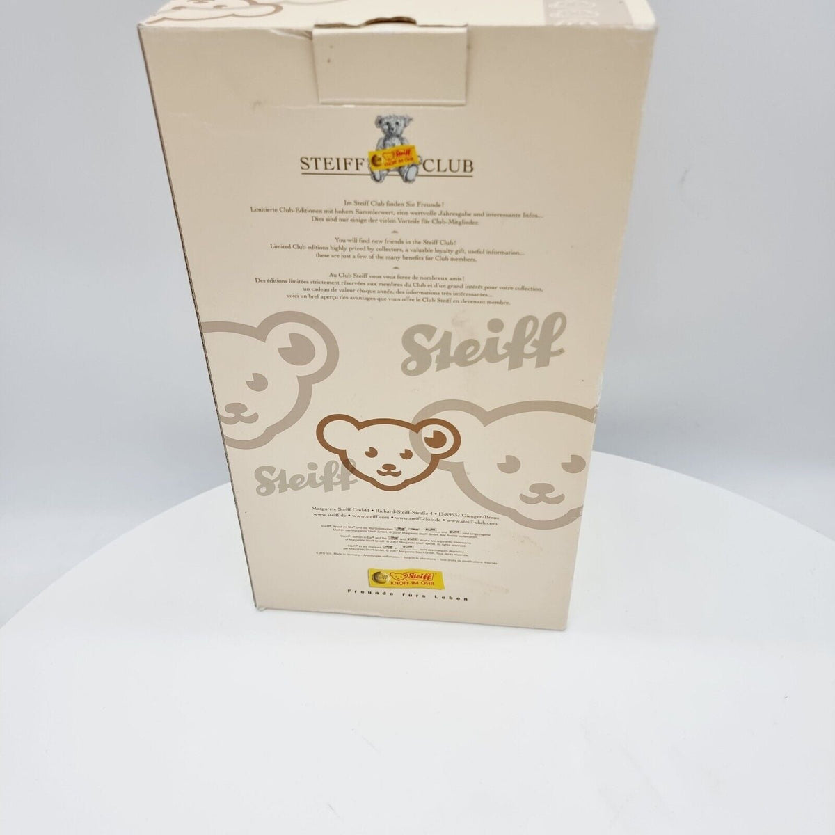 Steiff 038068 Teddybär Junge Hochzeitsgesellschaft 29 cm limitiert 500 Jahr 2007