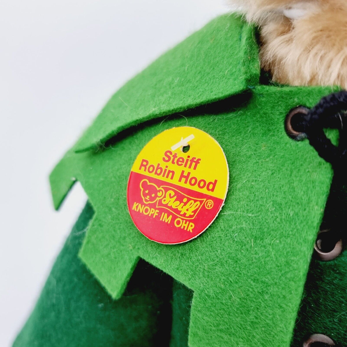 Steiff 655203 Teddybär Robin Hood limitiert 1500 für Karstadt aus 1996 45 cm