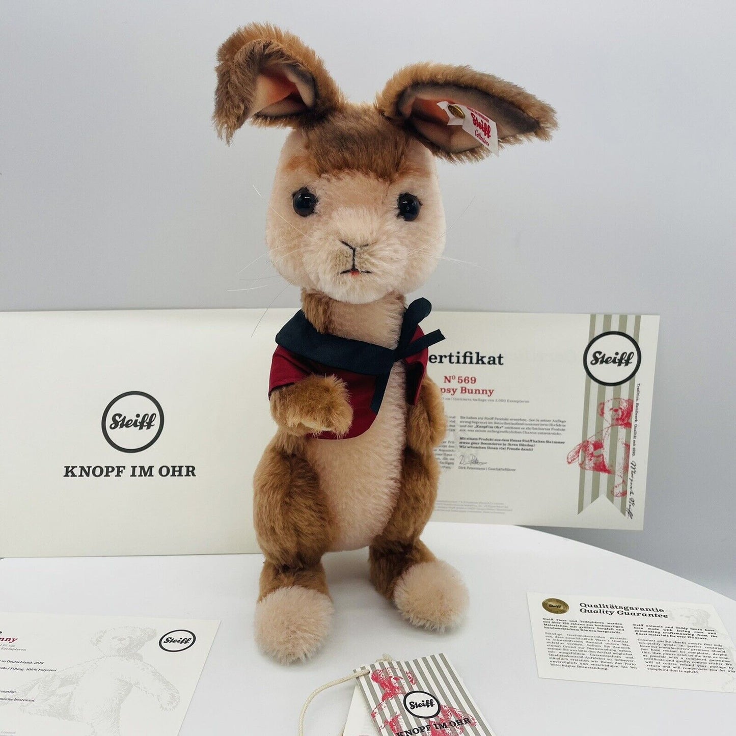 Steiff Beatrix Potter Hase Flopsy Bunny 355202 limitiert 2000 aus 2019 27cm