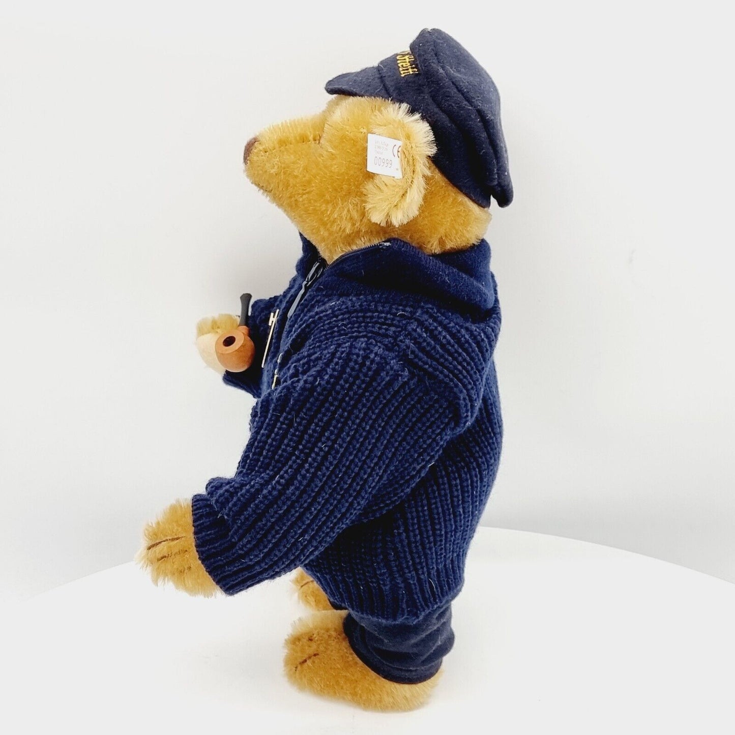 Nr. 999! Steiff 670114 Teddybär Fischer limitiert 2000 aus 1998 35 cm Mohair