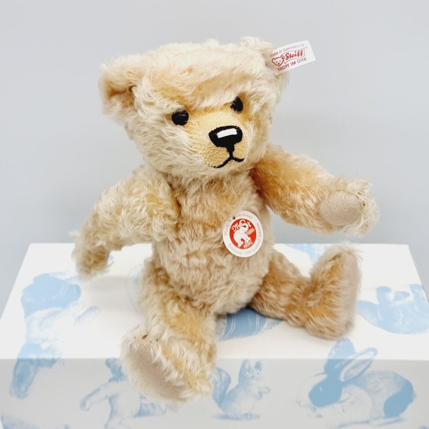 Steiff Classic Teddybär 1910 EAN 036125 limitiert 28 cm 2009 Zertifikat OVP