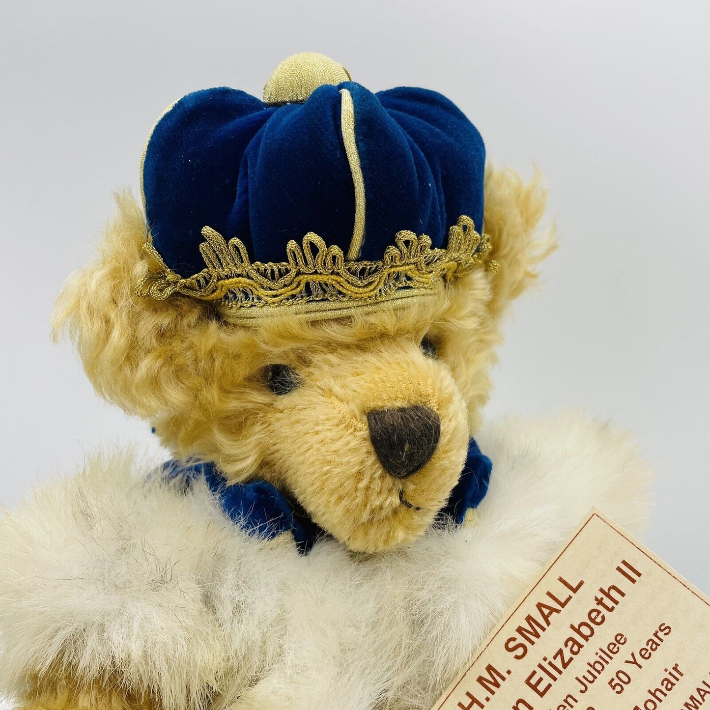 Hermann Coburg Teddybär Elizabeth II Small 50 Jahre Goldjubiläum limitiert 500