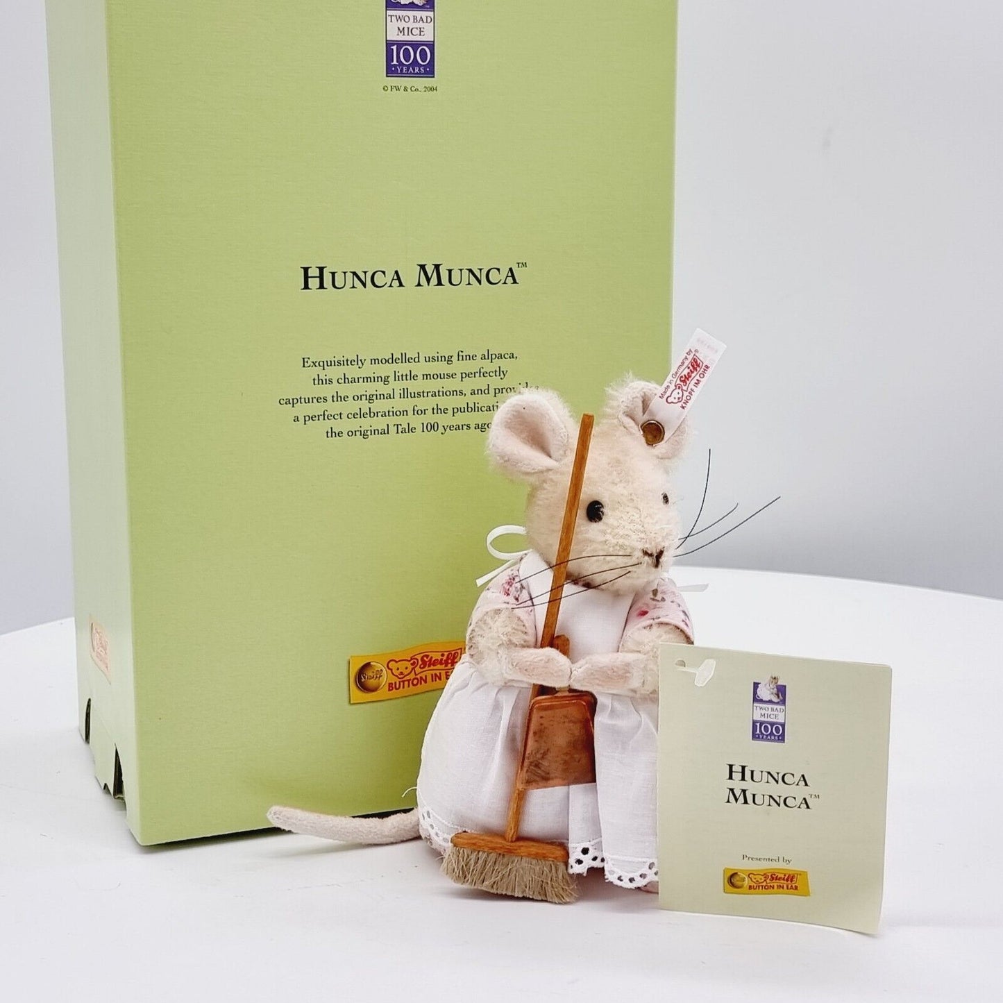Steiff 661648 Beatrix Potter Hunca Munca Maus limitiert 1500 aus 2004 12 cm