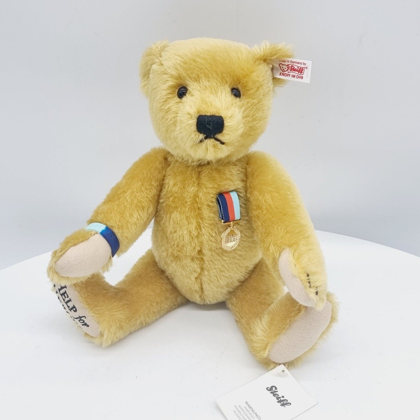 Steiff 663598 Teddybär The Help for Heroes Bear Zeitlimitierung 30 cm Mohair