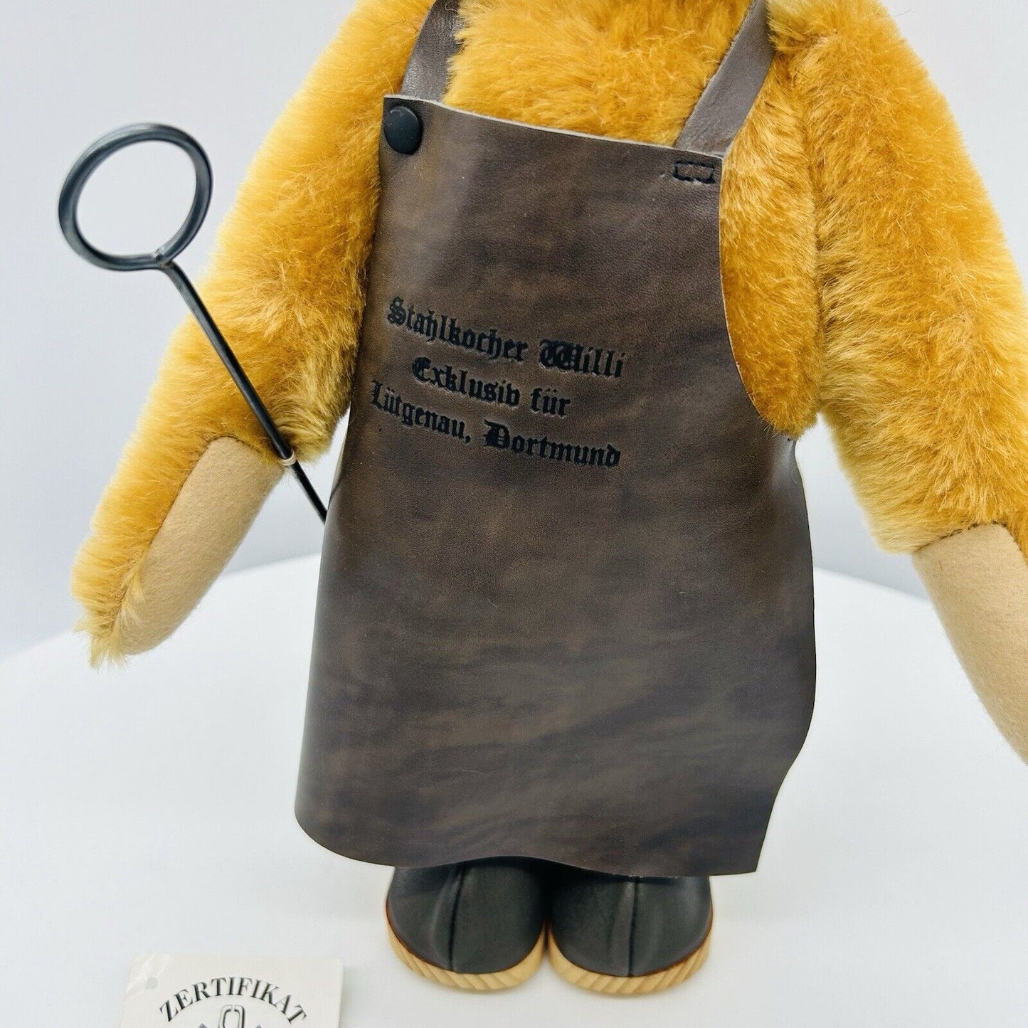 Steiff 655289 Teddybär Willi der Stahlkocher limitiert 1500 aus 1996 35 cm