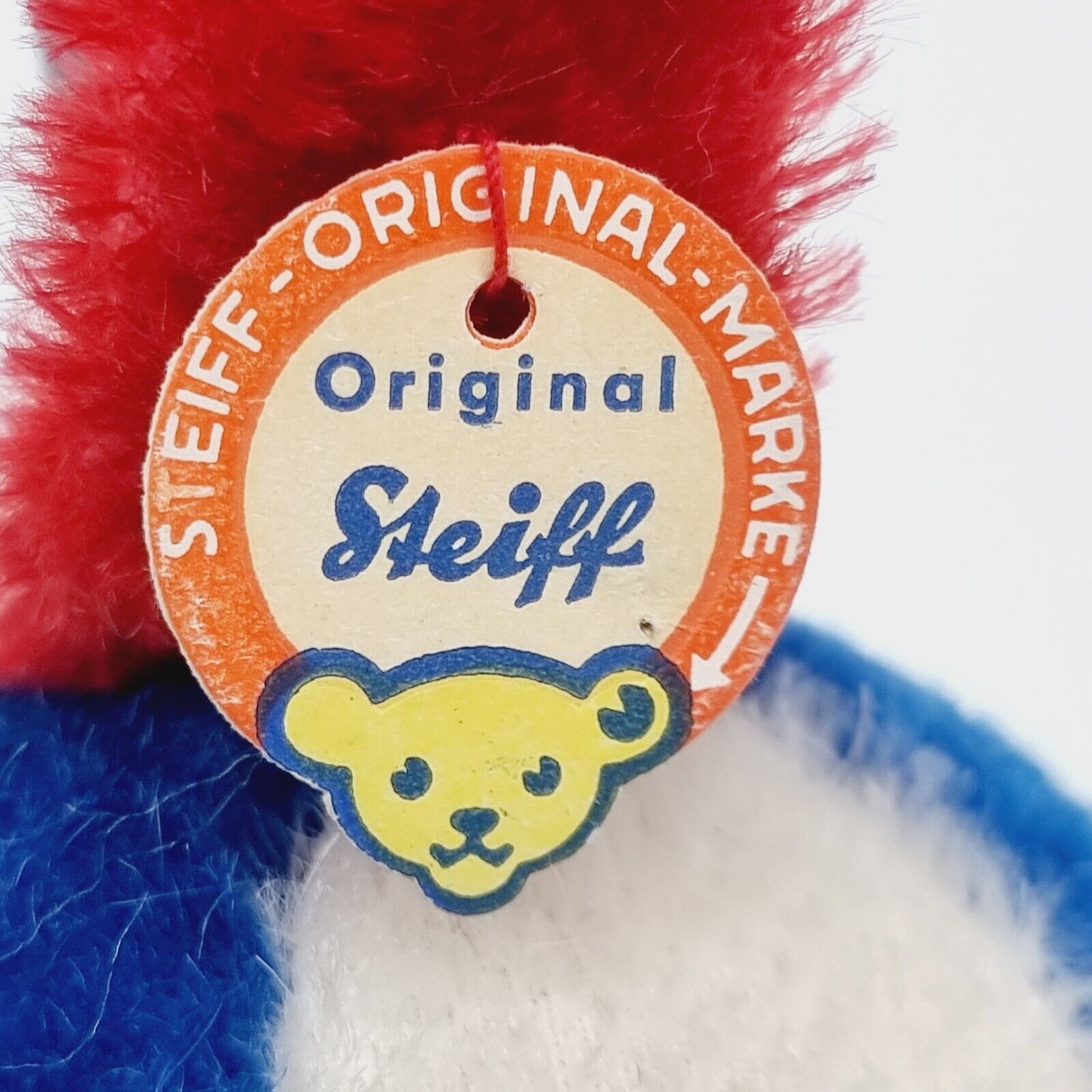 Steiff Archiv! Steiff 6411/12 Schleuderball 12 cm Jahr 1970 Mohair