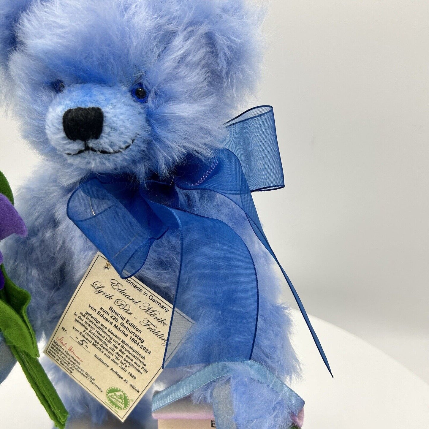 Hermann Coburg Teddybär Eduard Mörike Lyrik Bär - Frühling limitiert 22