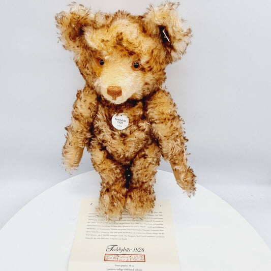 Steiff 407246 Teddybär 1926 limitiert 5000 braun gespitzt 40 cm Jahr 2003