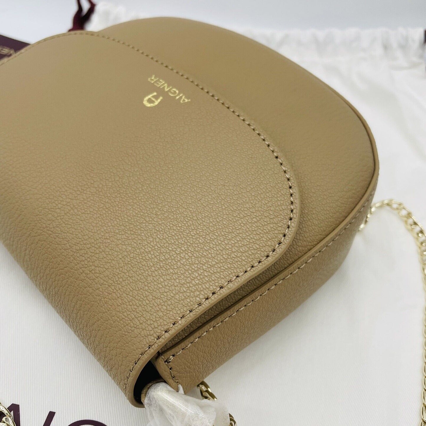 BLACK FRIDAY Aigner Ava Designer Tasche Cappuccino, Umhängetasche