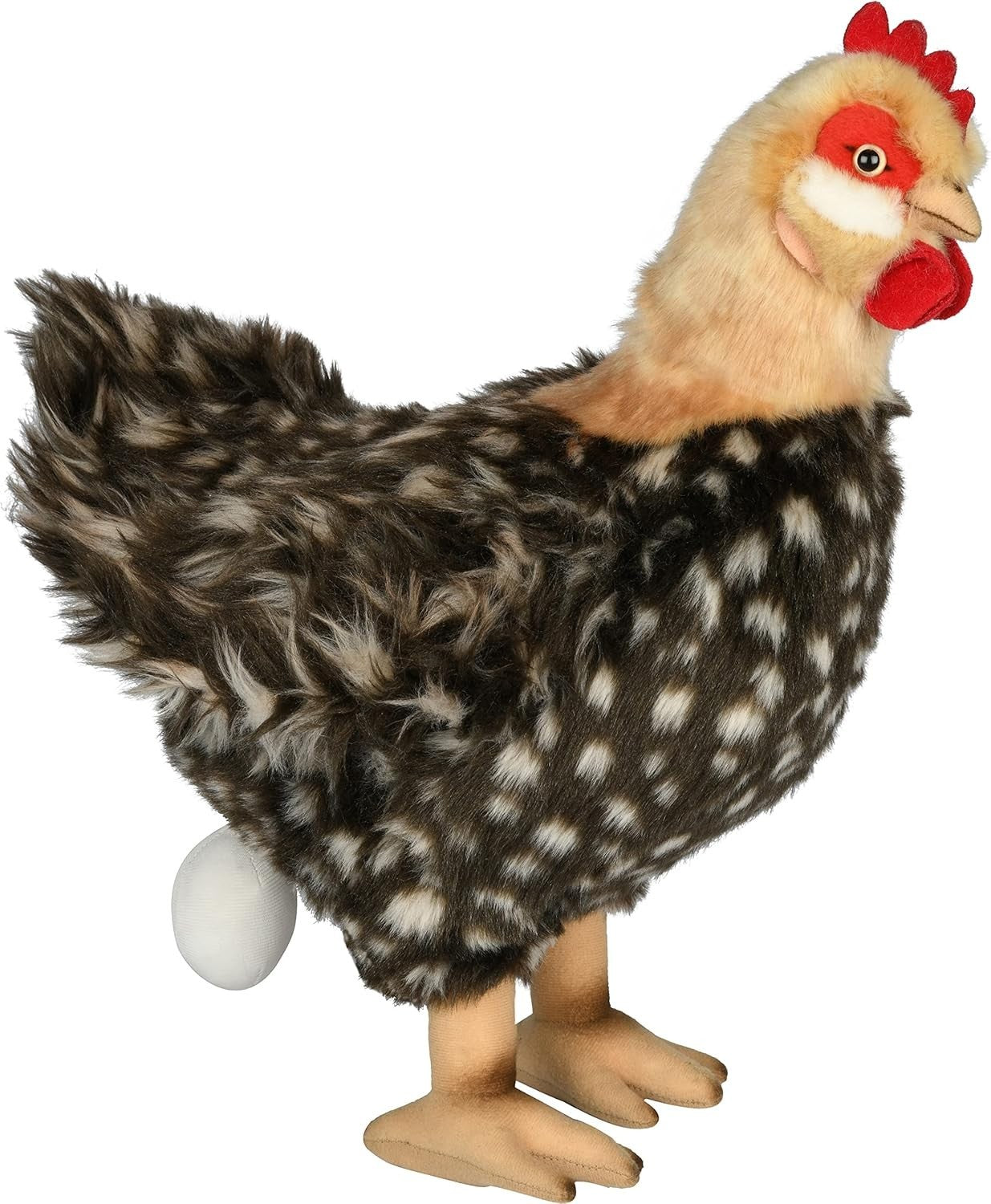 Uni-Toys Henne mit Ei 37 cm Plüsch-Huhn Bogel Plüschtier Kuscheltier