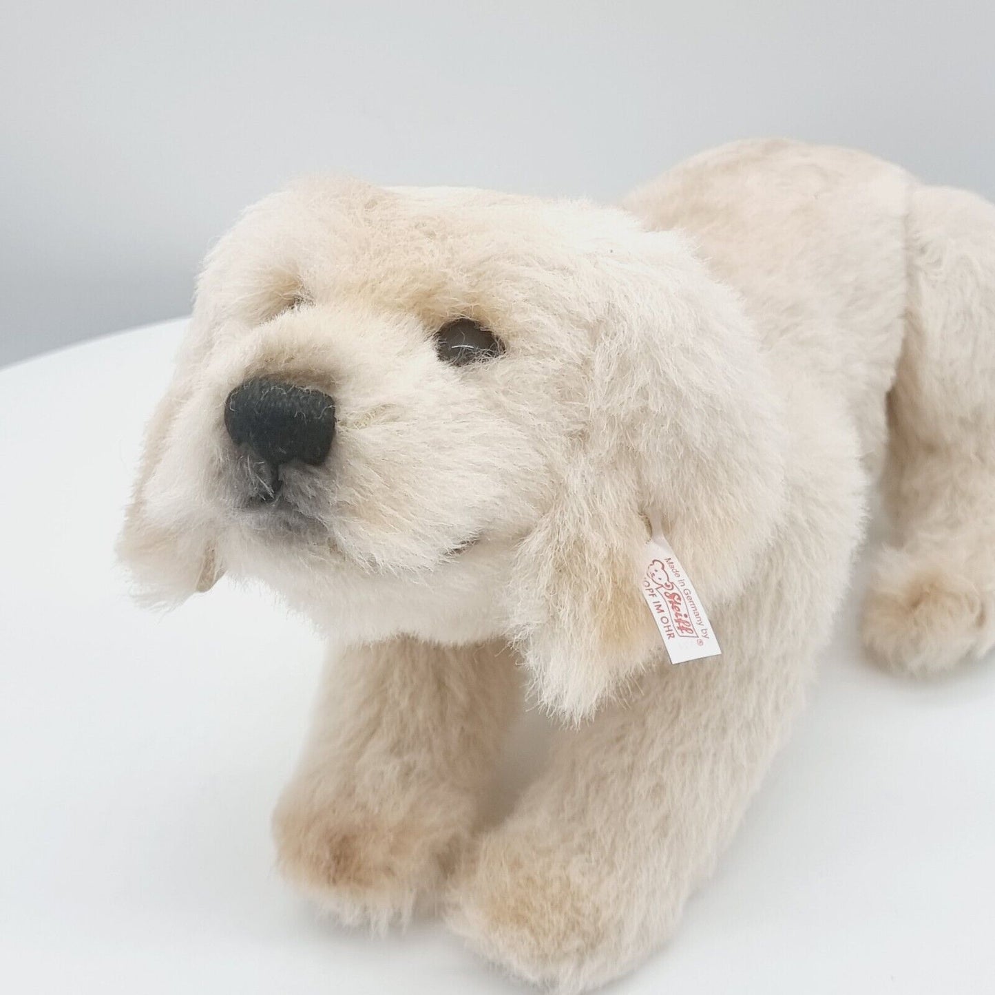 Steiff 038594 Lumpi Golden Retriever Masterpiece Hund Welpe 35 cm Alpaca