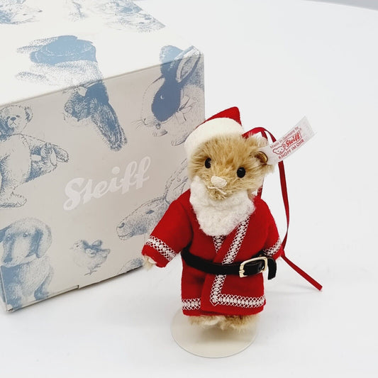 Steiff Teddybär Ornament Weihnachtsmann 038877 limitiert 2008 aus 2008 10cm