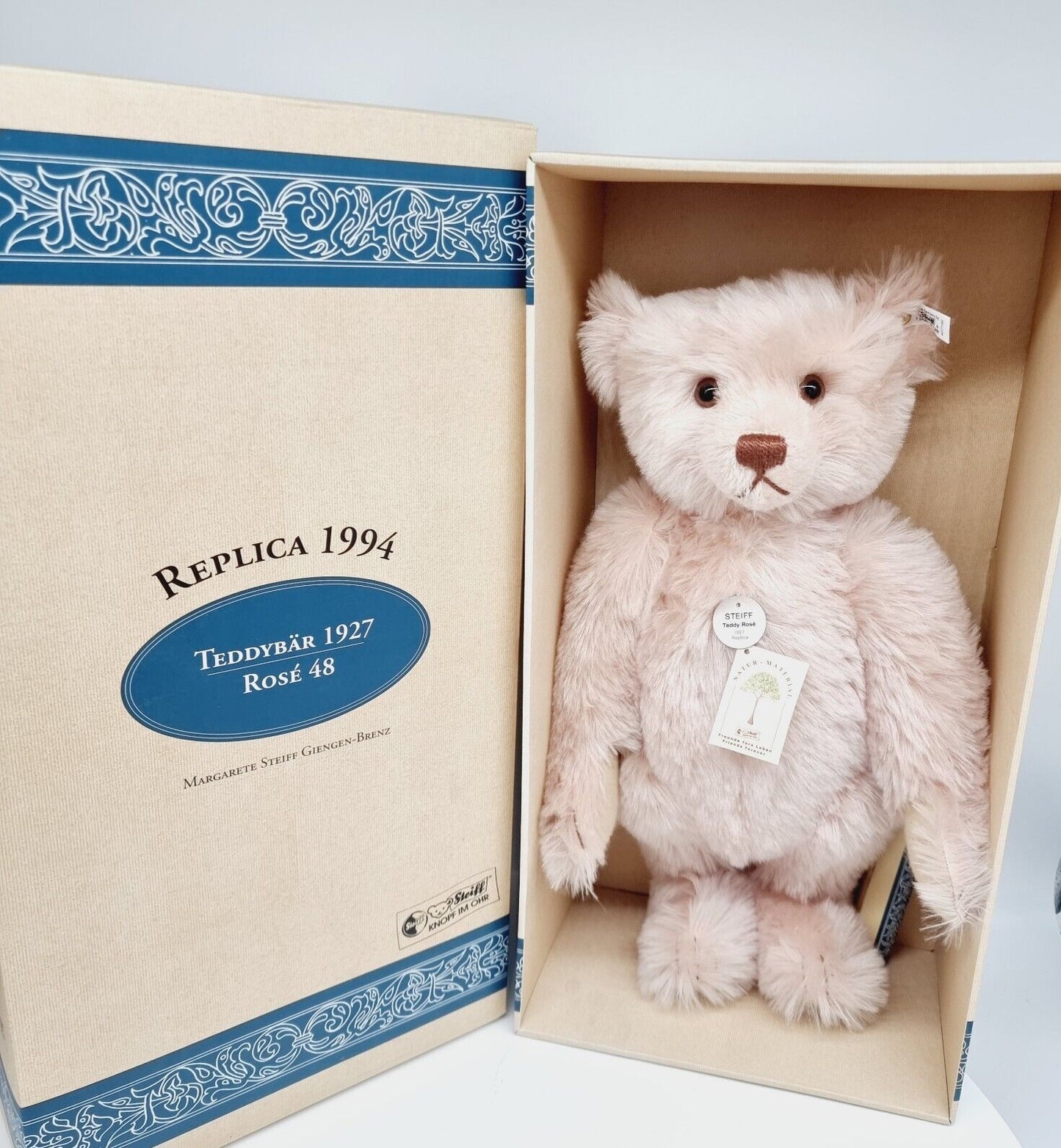 Steiff 407192 Teddybär Rose Replica 1927 limitiert 7000 aus 1994 48 cm