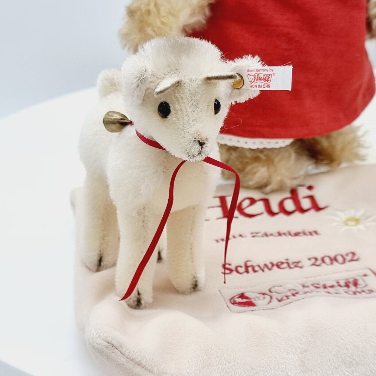 Steiff 660788 Teddybär Heidi mit Zicklein limitiert 1500 aus 2002 28 cm