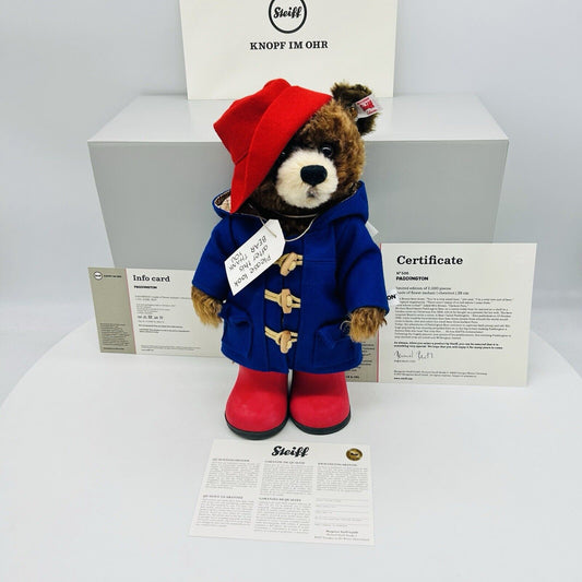 Steiff 690310 Teddybär Paddington mit Wellington Boots limitiert 2000 28cm