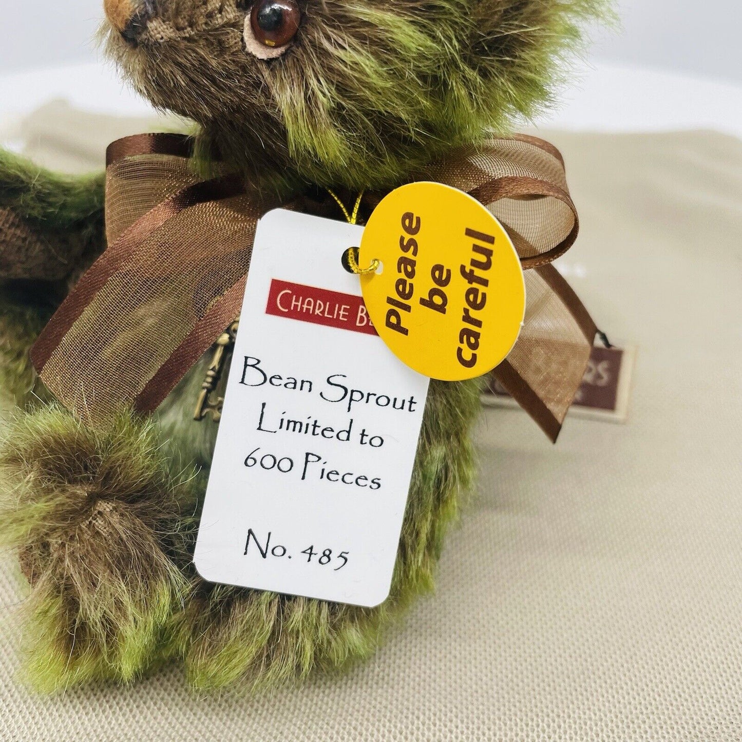 Charlie Bears Teddybär Bean Sprout MM195830B Minimo Collection 15cm Mohair