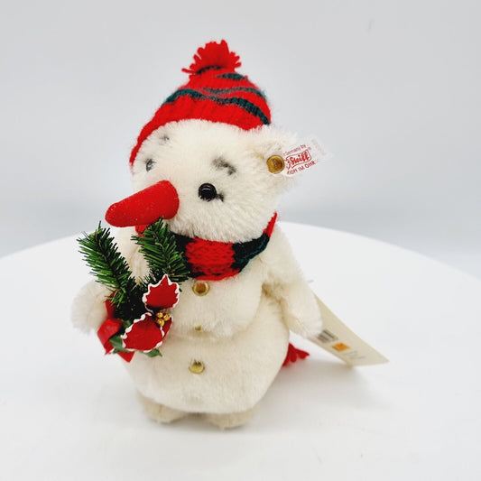 Steiff 666506 Schneemann Chilly the Snowman limitiert 1500 aus 2001 21 cm