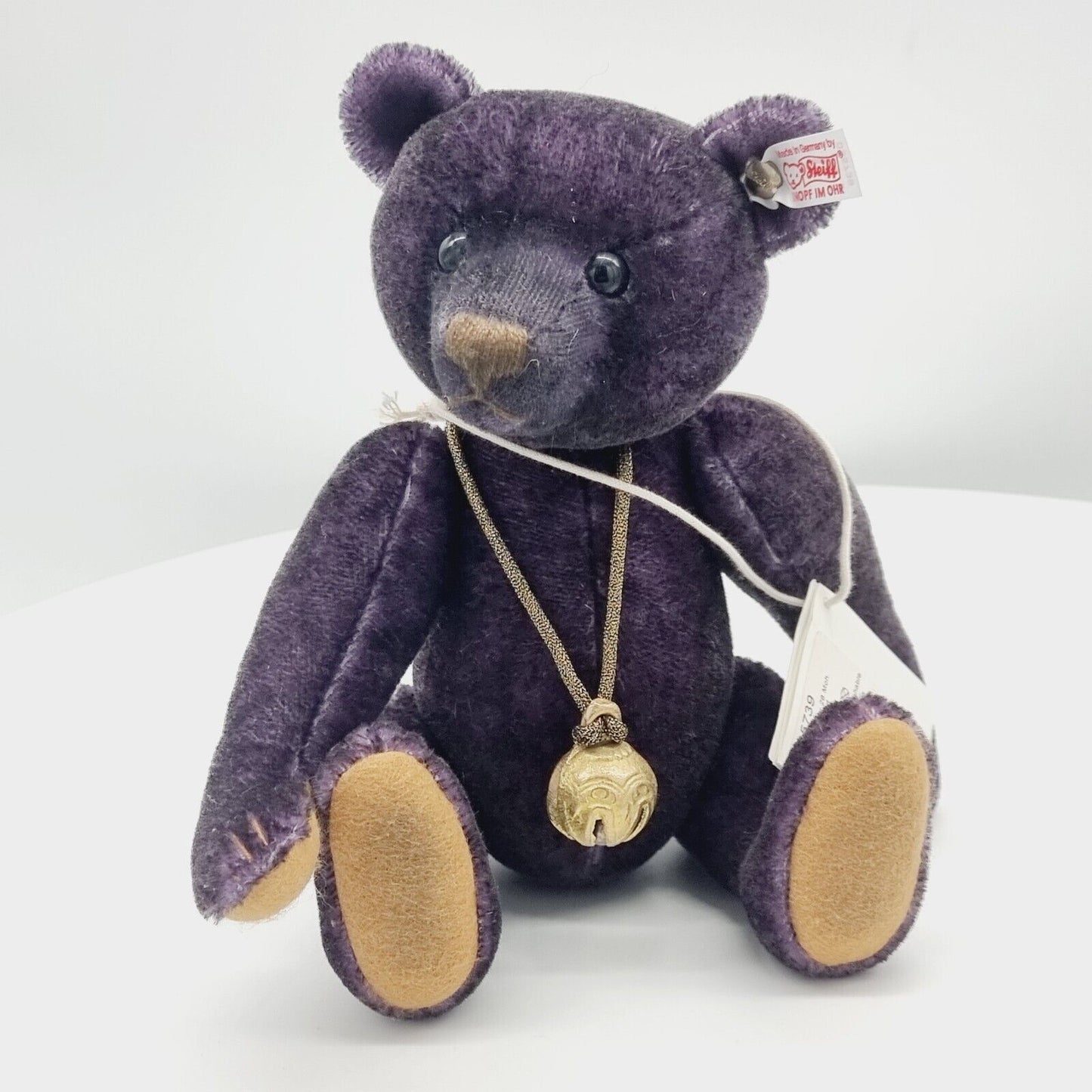 Steiff 035739 Teddybär Monty limitiert 1500 aus 2012 28 cm Mohair aubergine