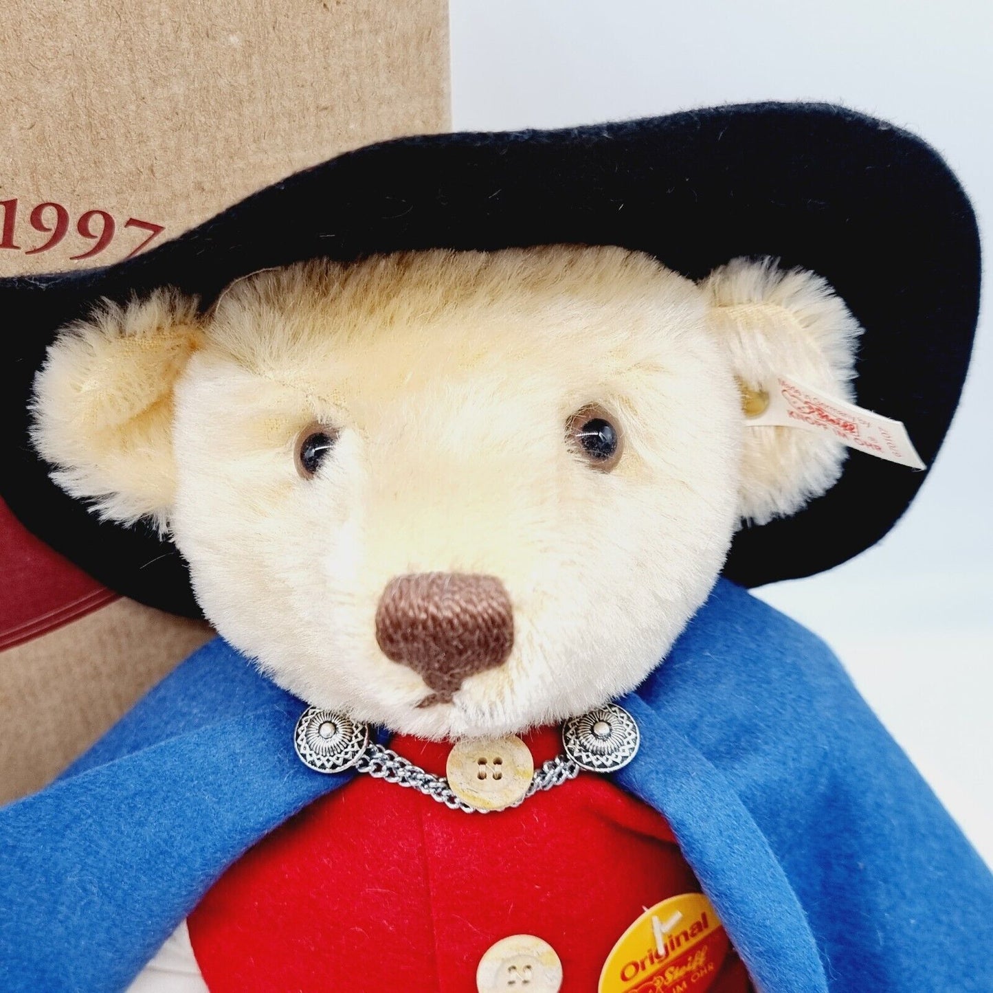 Steiff 670107 Heideschäfer Teddybär Deutschland-Bär 35 cm Jahr 1997 limitiert