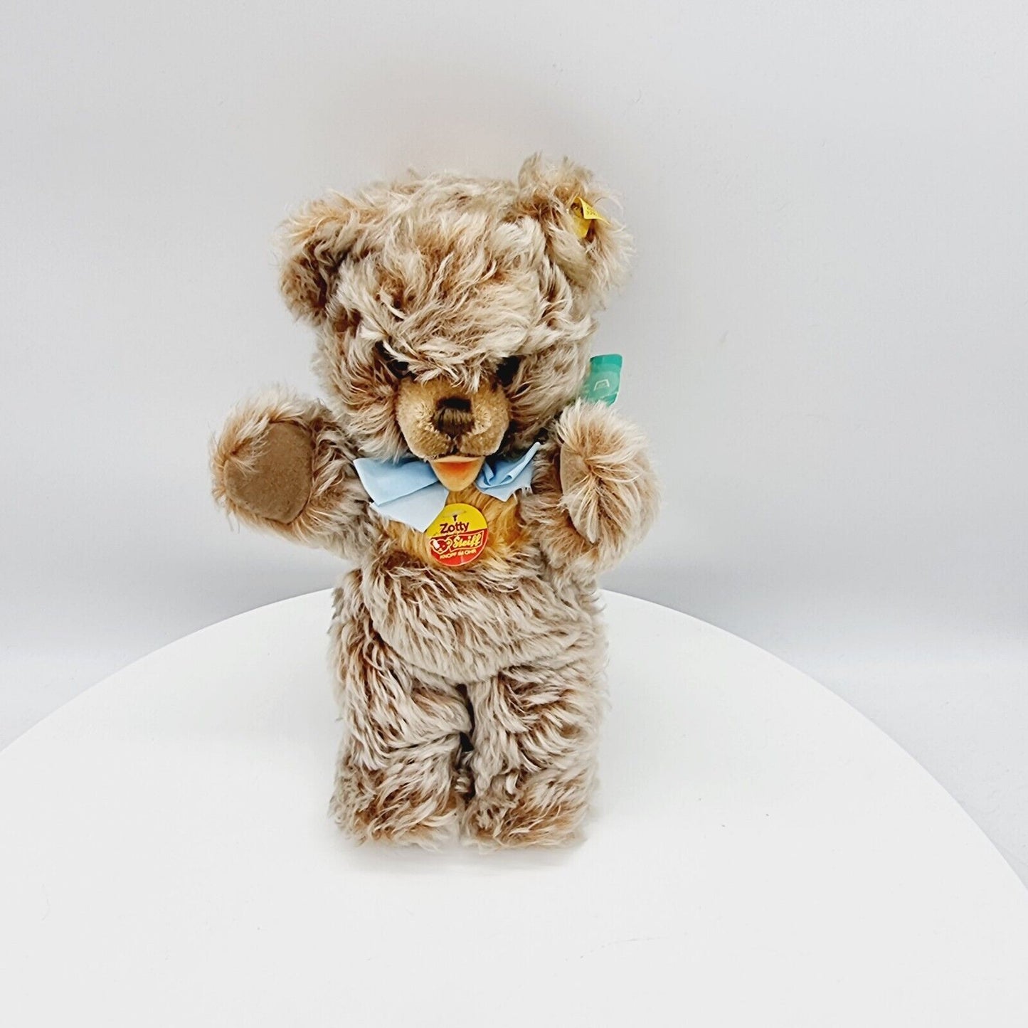 Steiff Teddybär Zotty 0305/32 32 cm blond-braun mit blauer Schleife