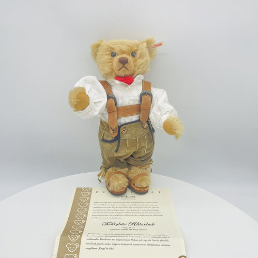 Steiff Teddybär Hüterbub Hochzeitsgesellschaft 038105 limitiert 500 29cm Mohair