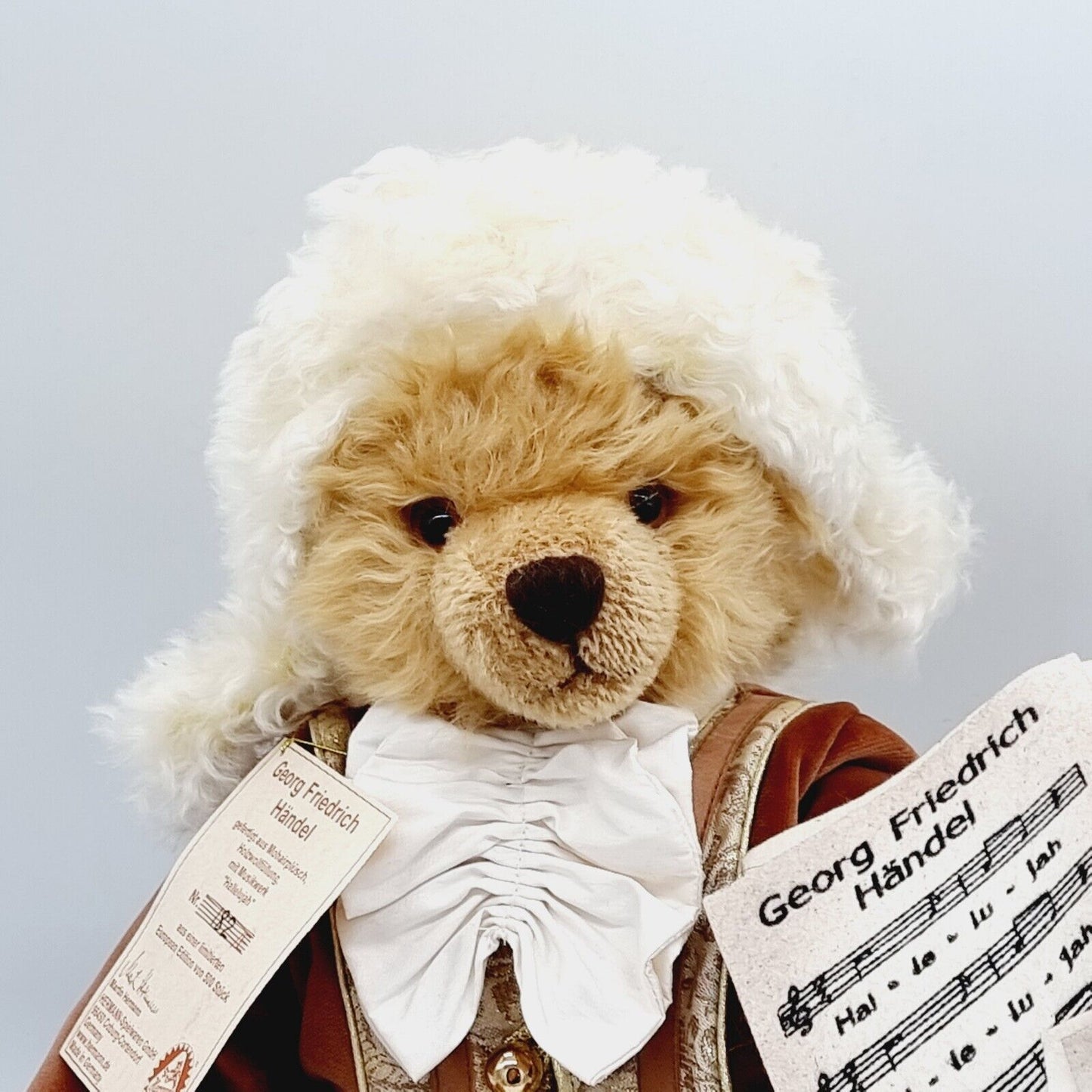 Hermann Coburg 19227-3 Teddybär Georg Friedrich Händel limitiert 500 42 cm