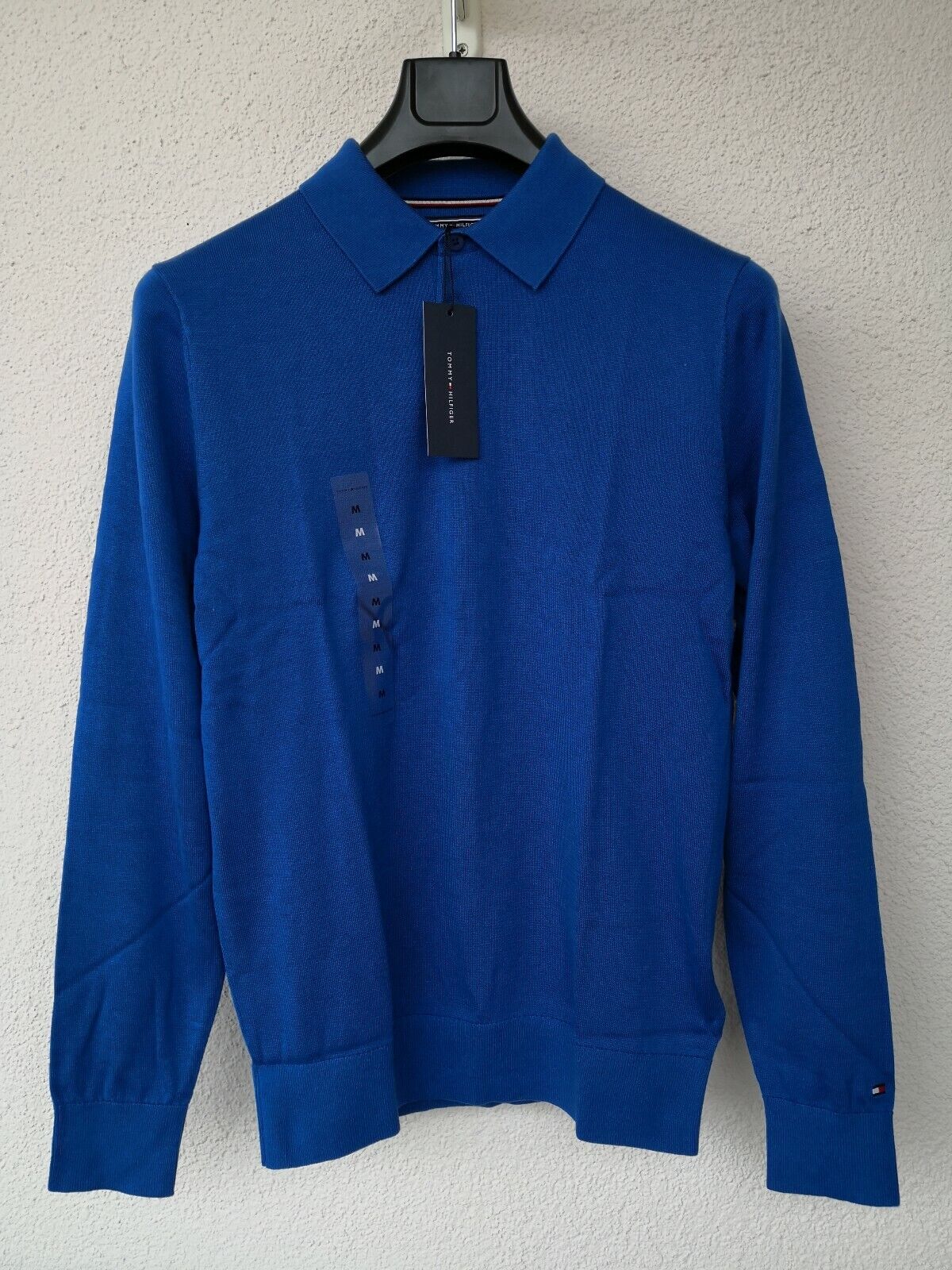 Tommy Hilfiger Pullover Cotton Silk Blau Größe M