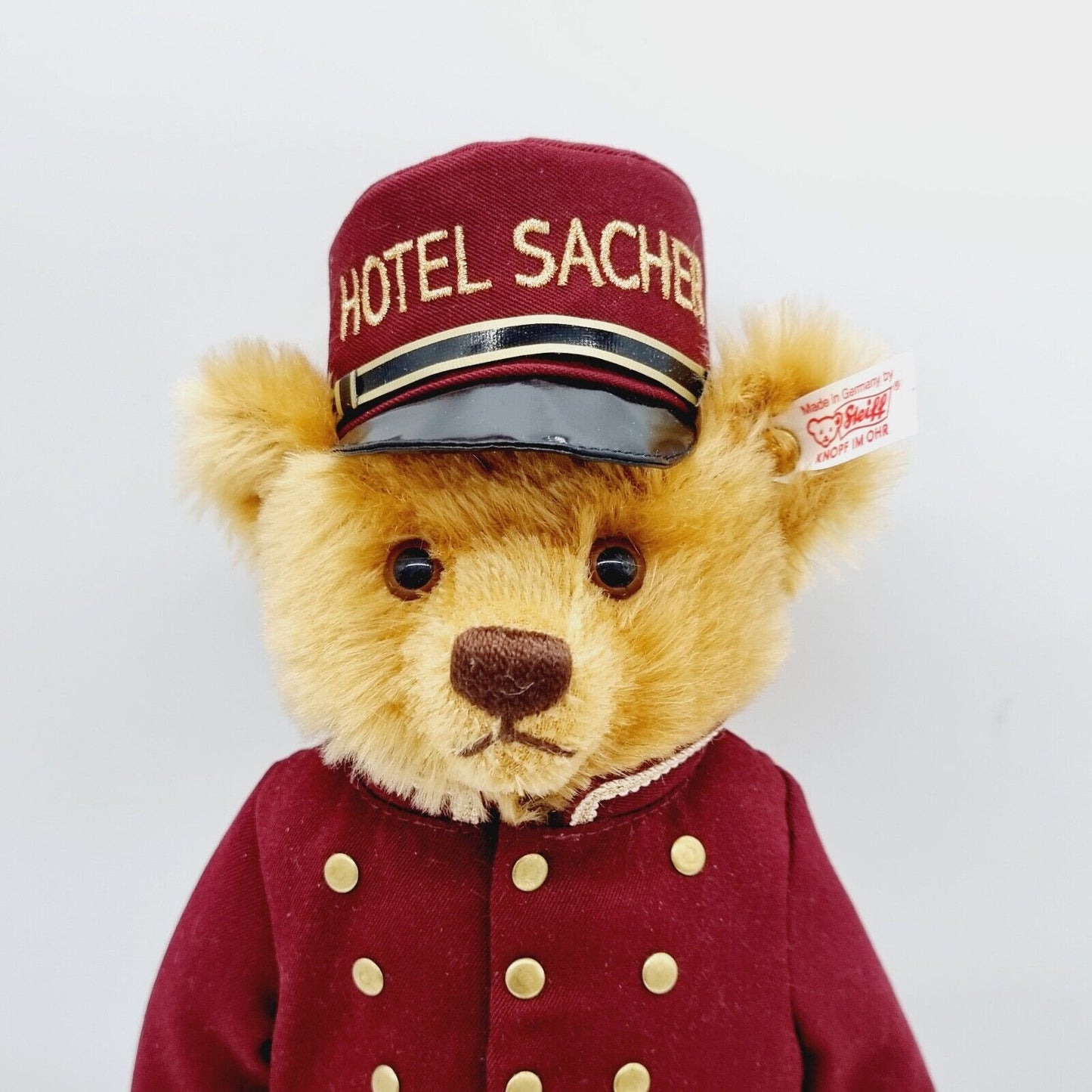 Steiff 660603 Teddybär Sacher limitiert 1500 aus 2001 32 cm Mohair