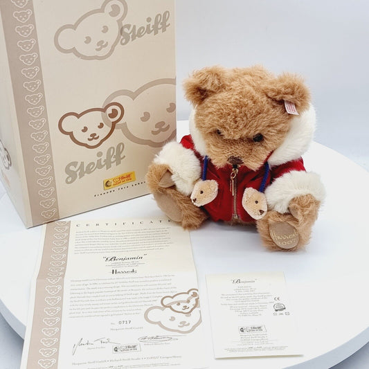 Steiff Benjamin exklusiv Harrods 662751 braun 32 cm limitiert 1500 Jahr 2007