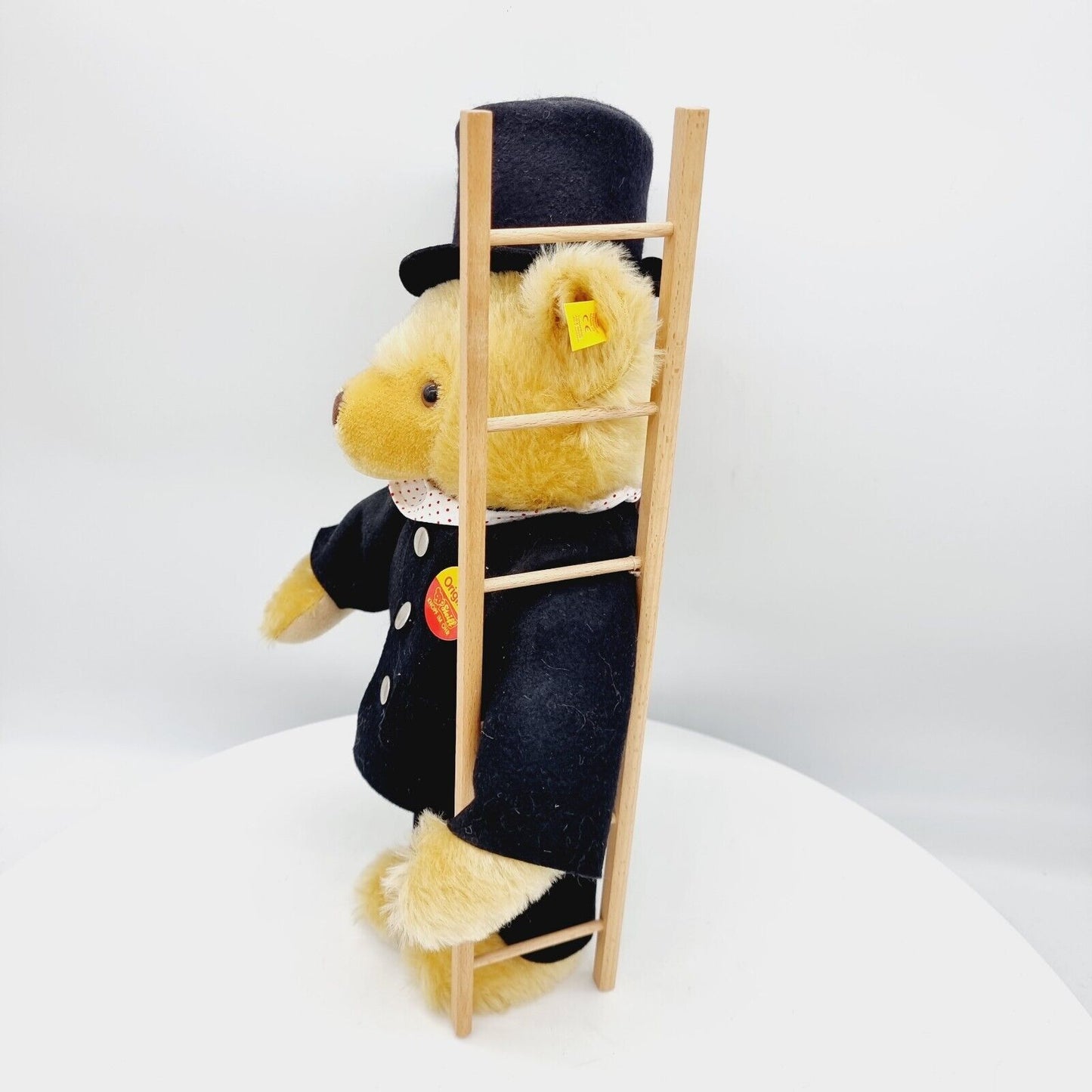 Steiff 028540 Kaminfeger Teddybär Classic Edition mit Brustschild und Leiter