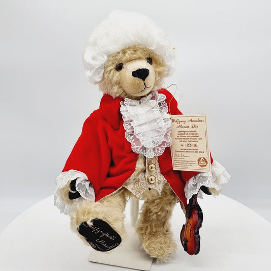 Hermann Coburg Teddybär Wolfgang Amadeus Mozart limitiert 500 42 cm Mohair