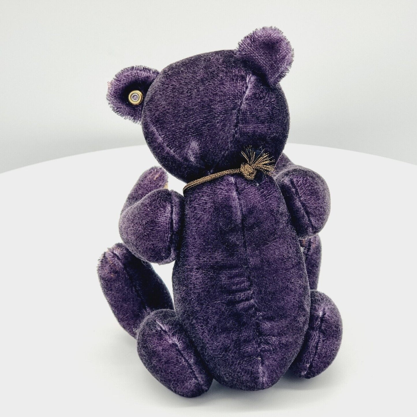 Steiff 035739 Teddybär Monty limitiert 1500 aus 2012 28 cm Mohair aubergine