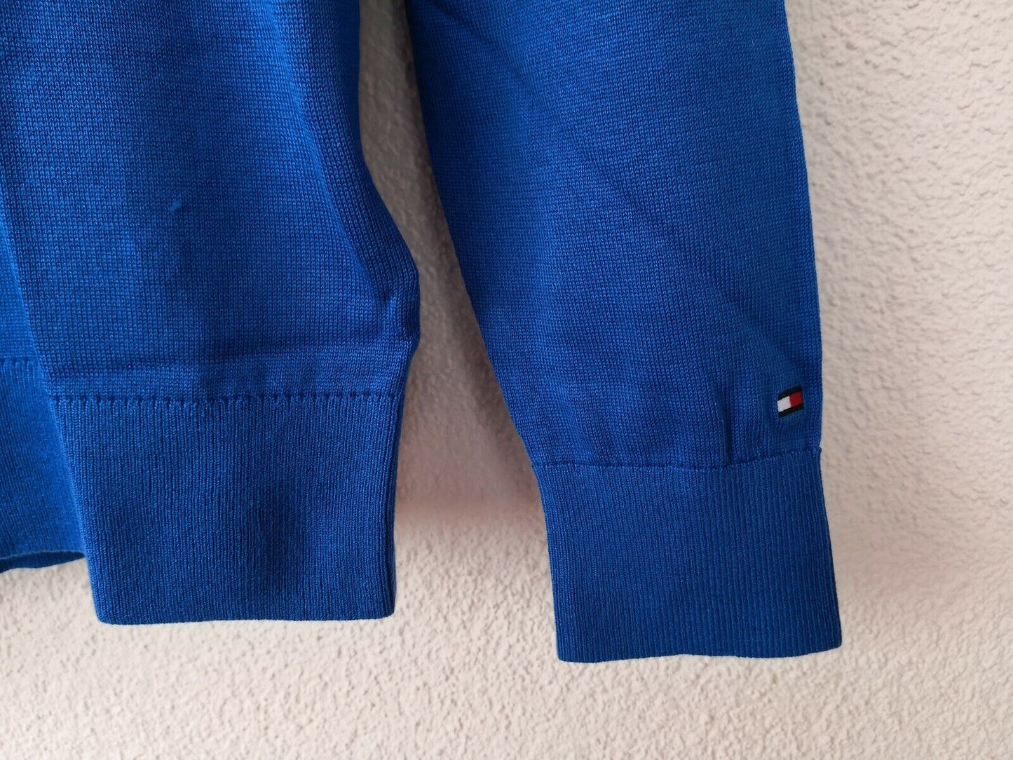 Tommy Hilfiger Pullover Cotton Silk Blau Größe M