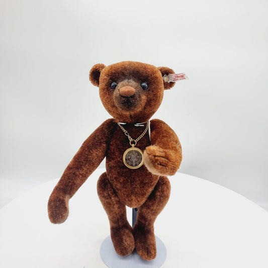 Steiff 035166 Teddybär Nando 30 cm Mohair rotbraun 2013 mit Kompass