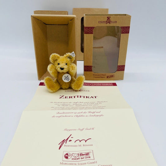 Steiff Clubbären 2001, 2002, 2003 limitiert inkl. Originalverpackung Zertifikat