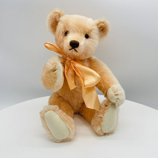Steiff Teddybär apricot mit blankem Knopf