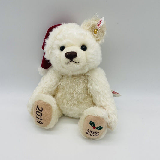 Steiff Little Santa 2019 Pearl 678783 limitiert 1500 weiß 24 cm ohne Kette