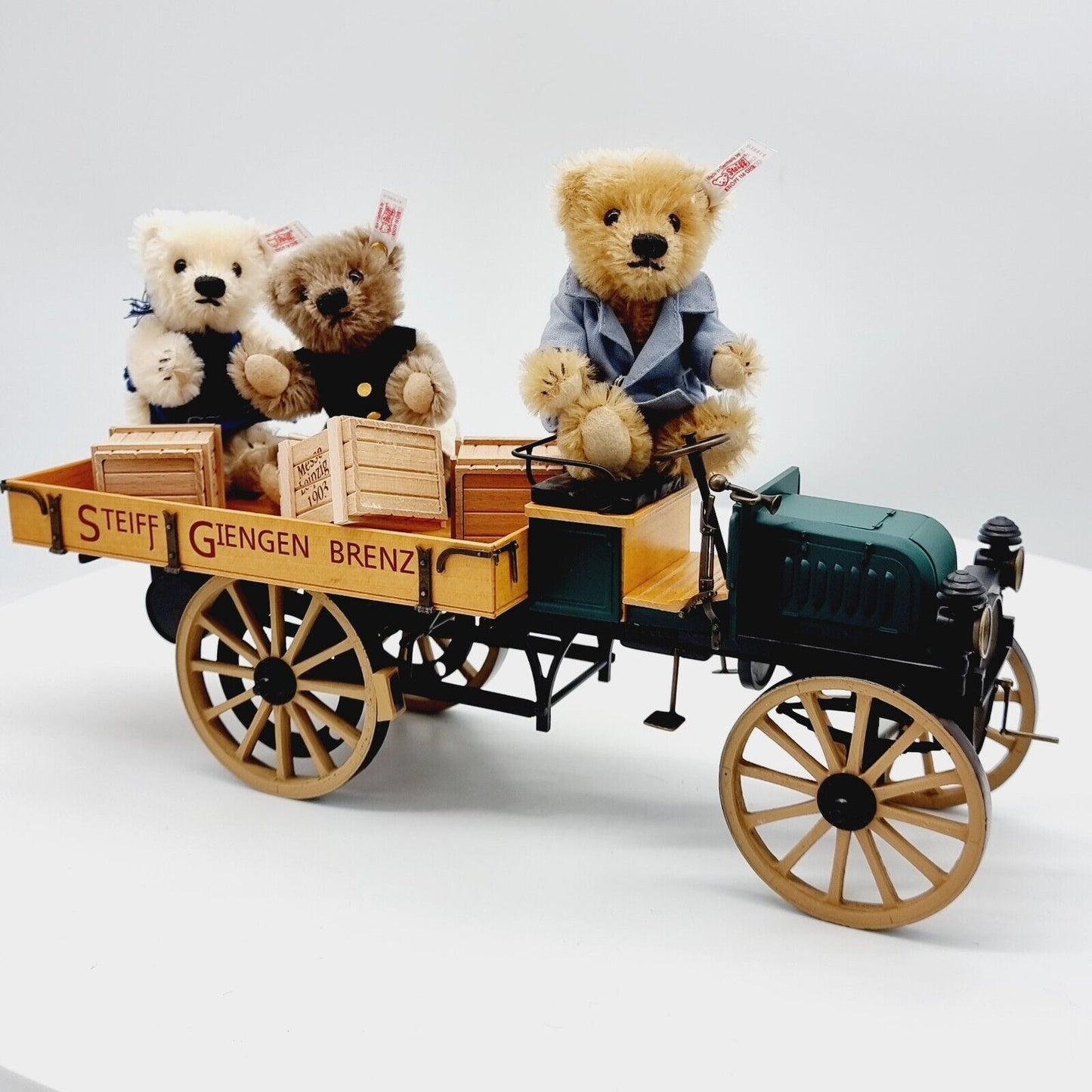 Nr. 31! Steiff 038914 Lieferwagen mit Teddybären limitiert 1200 aus 2003 12 cm