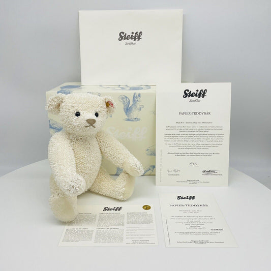 Steiff Papierteddybär 034312 limitiert 1500 aus 2014 28cm Papierplüsch