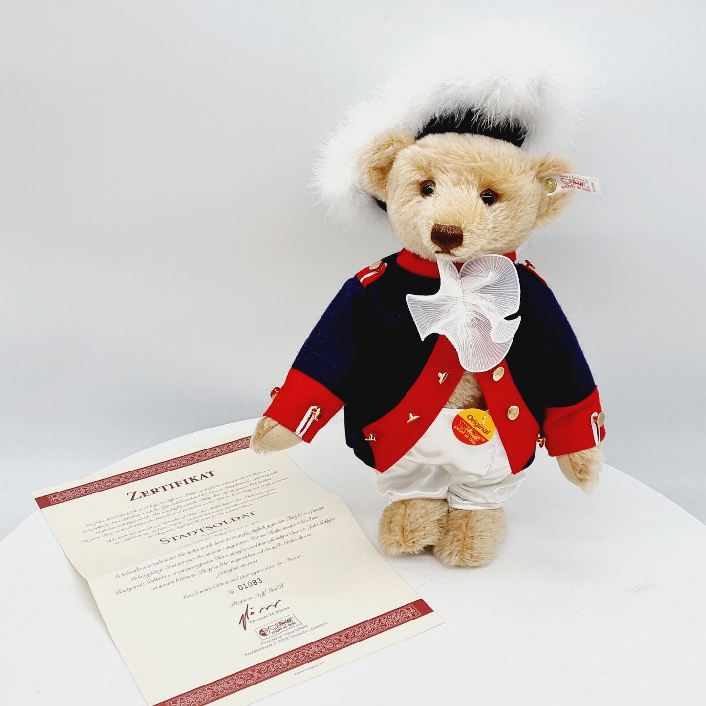 Steiff 995019 Teddybär Kastelruther Spatzen limitiert 2000 aus 2002 30 cm Mohair