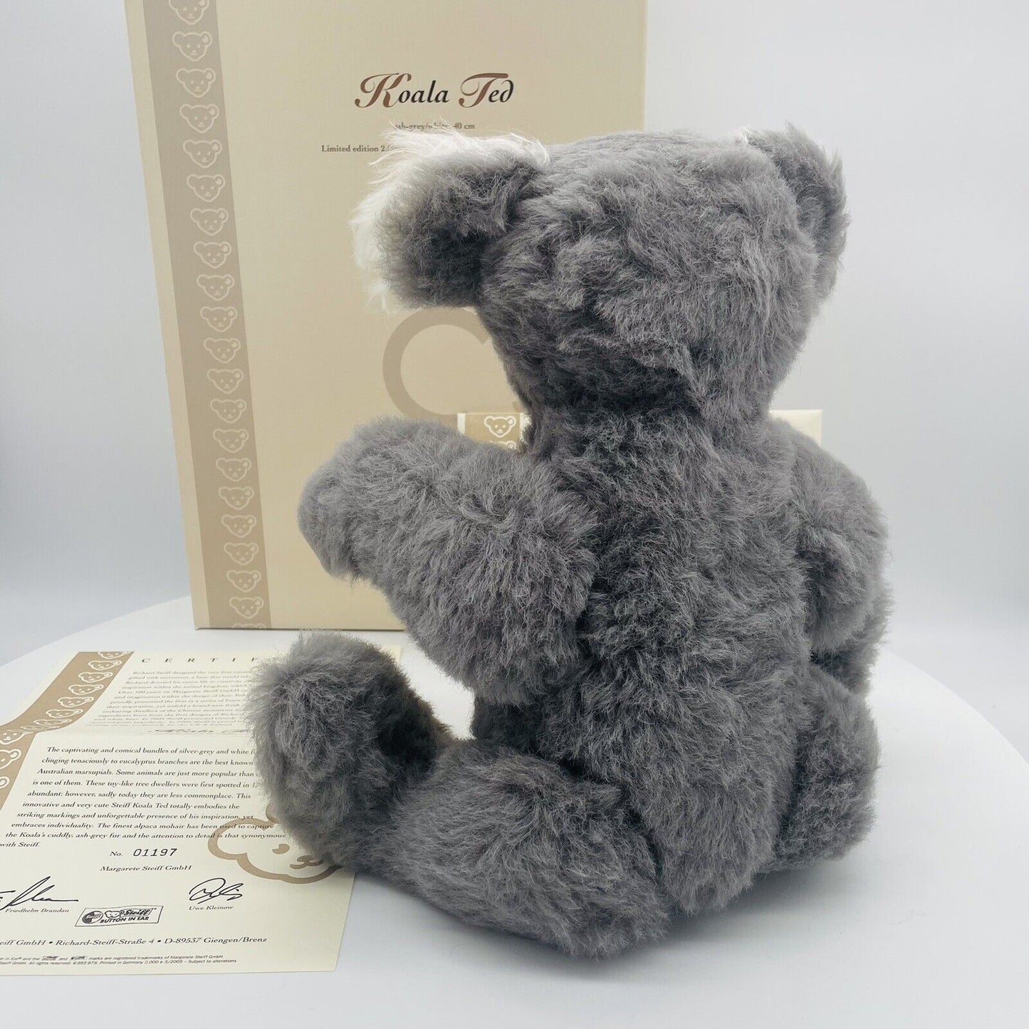 Steiff Teddybär Koala Ted limitiert 2000 aus 2005 UK und Irland exklusiv 40cm