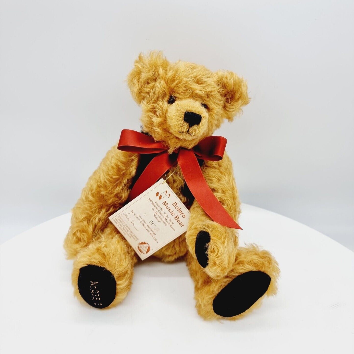 Hermann Coburg Teddybär Bolero Music Bear limitierte Auflage Klassische Musik