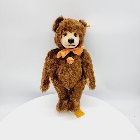 Steiff 011108 Original Steiff Teddybär 43 cm mit Stimme Halsband orange