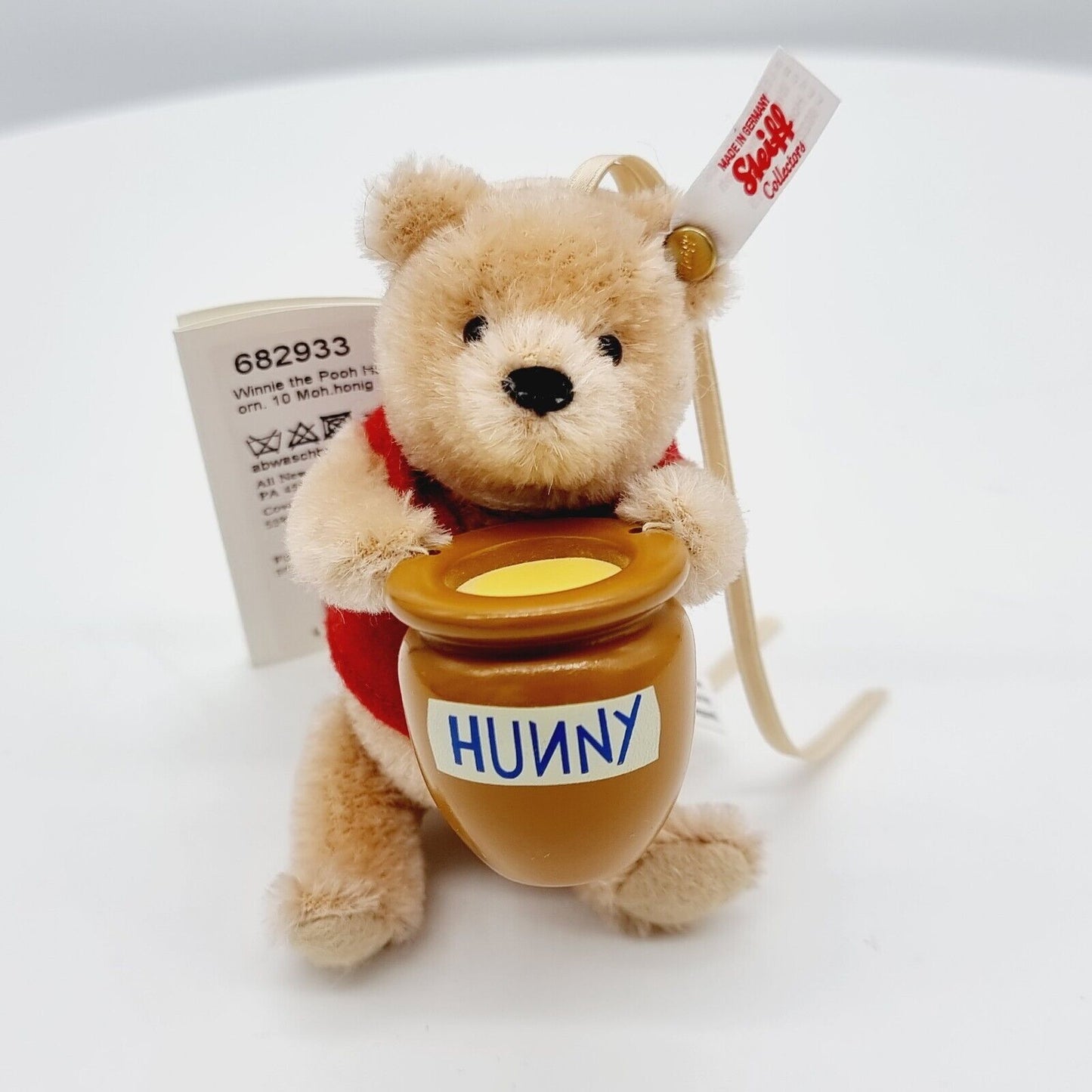 Steiff 682933 Ornament Teddybär Winnie the Pooh mit Honigtopf limitiert 2015