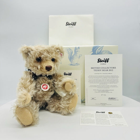 Steiff 664731 Teddybär British Collectors 2012 limitiert 2000 36 cm Mohair