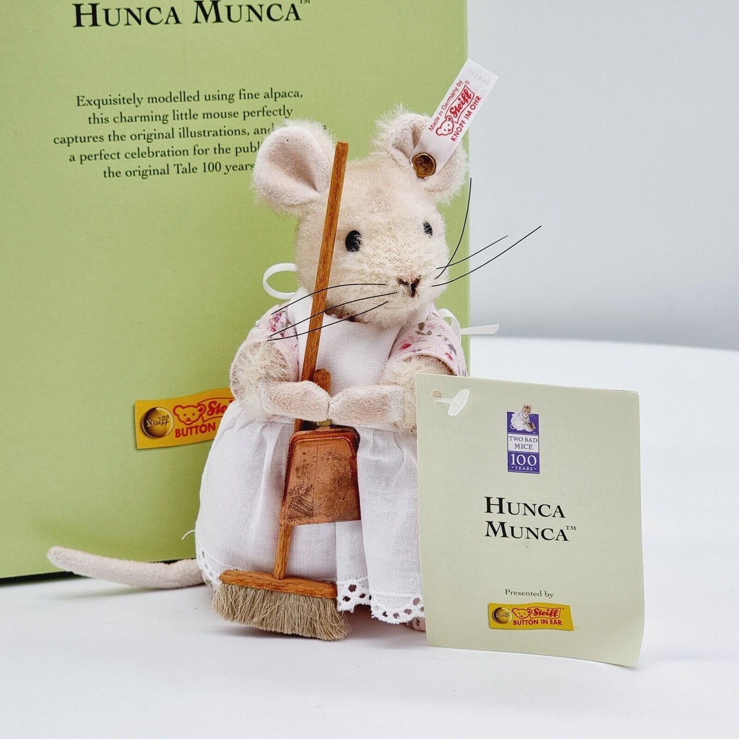 Steiff 661648 Beatrix Potter Hunca Munca Maus limitiert 1500 aus 2004 12 cm