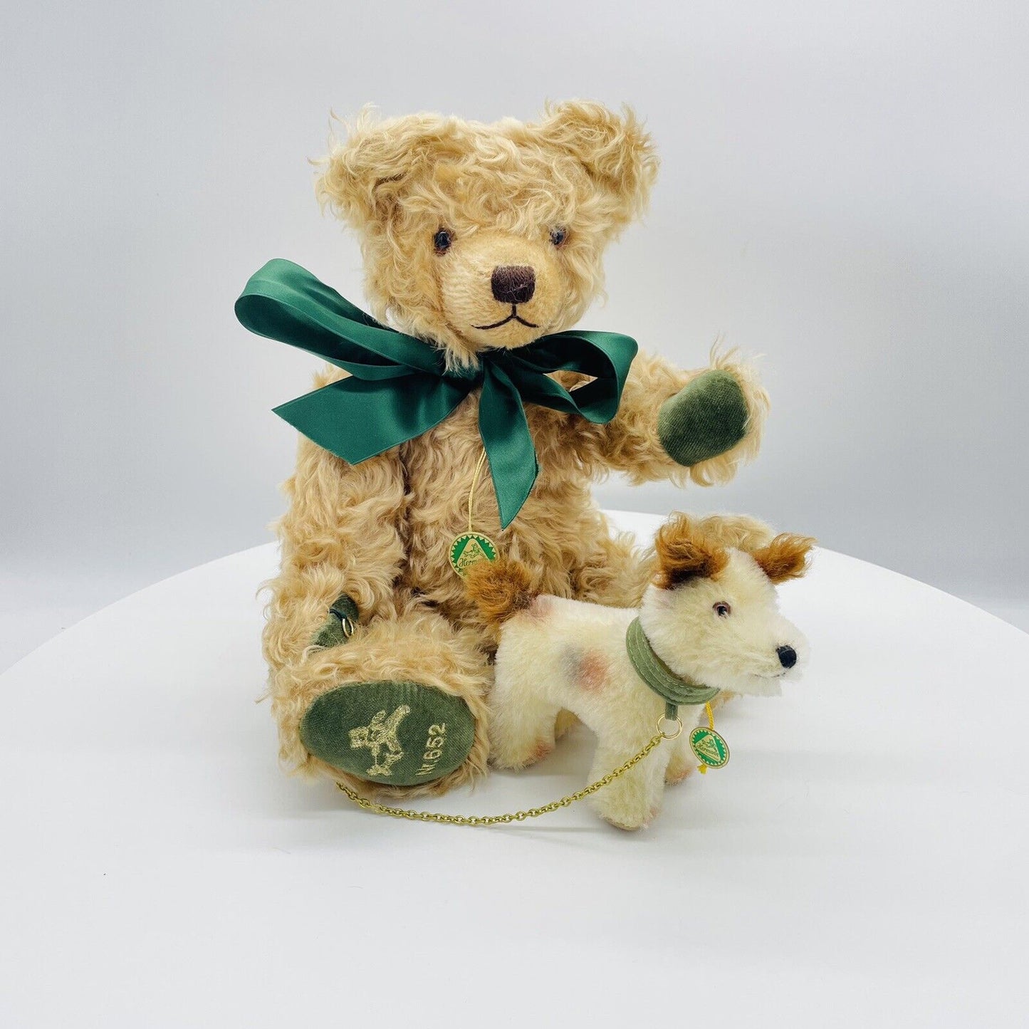 Hermann Coburg Teddybär Max and Foxl limitiert 1500 Mohair