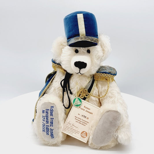 Hermann Coburg 19621-9 Teddybär Kaiser Franz Joseph limitiert 500 40 cm Mohair