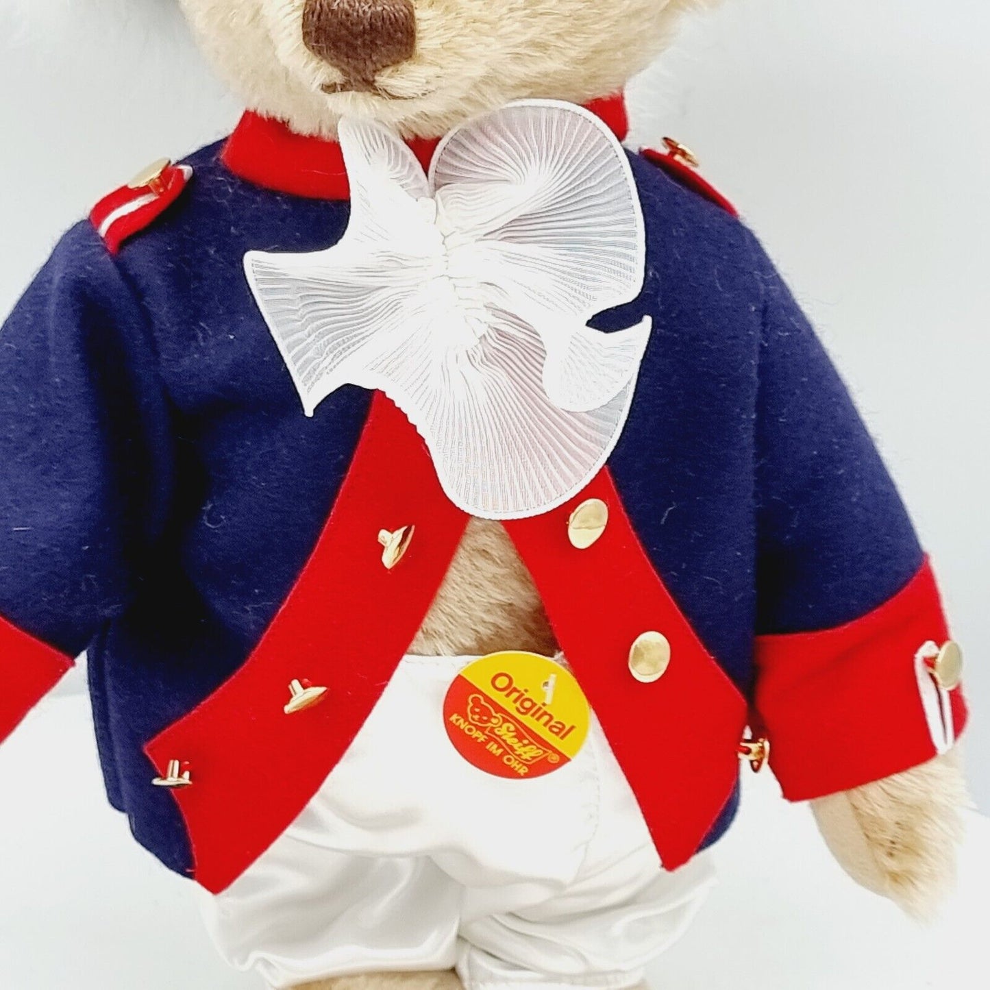 Steiff 670251 Teddybär Stadtsoldat limitiert 2000 aus 1998 35 cm Mohair