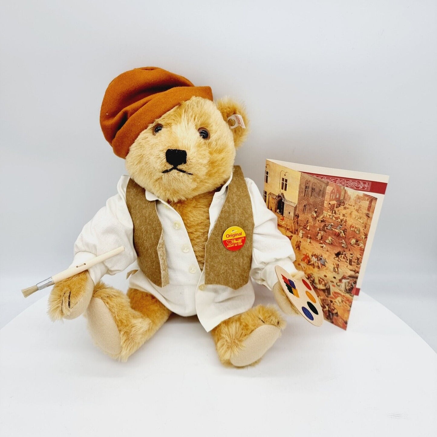 Steiff 659942 The Flemish Painter Brueghel Bear 42 cm limitiert 1847 Jahr 1997